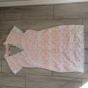 L bebe  lace dress